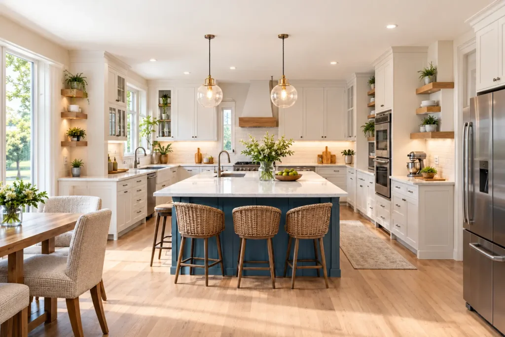 Bright-Modern-Farmhouse-Kitchen-Retreat