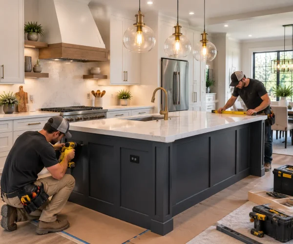kitchen-island-installation-sand-springs-ok